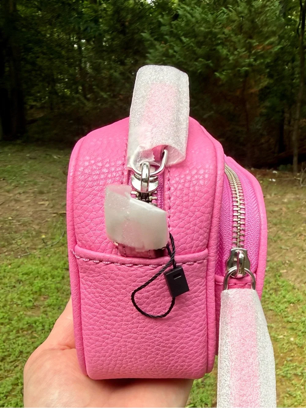 Marc Jacobs Hot Pink Pebbled Leather Crossbody